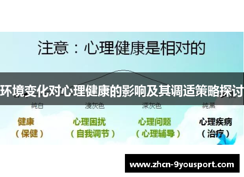 环境变化对心理健康的影响及其调适策略探讨